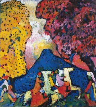  blauen Galerie - Der Blauer Berg Der blaue Berg Wassily Kandinsky